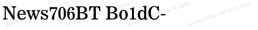 News706BT Bo1dC字体转换